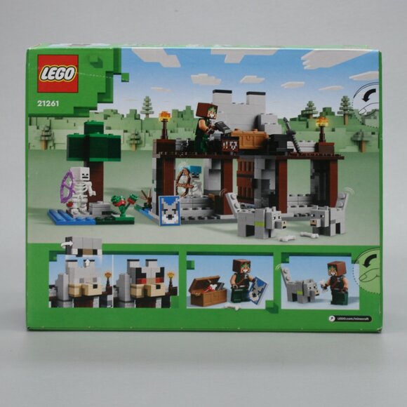 LEGO Minecraft The Wolf Stronghold Building Toy Set 312 Pieces Mine-craft 21261 - Picture 4 of 8